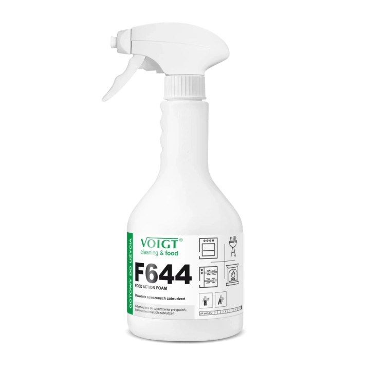 VOIGT F644 FOOD ACTION FOAM 0,6L piana do usuwania spieczonych zabrudzeń